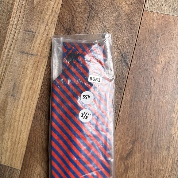 Vintage Brooks Brothers 100% Silk Tie Men's Handmade Business Size 58" Blue 6652 - Picture 6 of 6